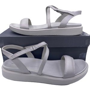 Ecco flowt leather strappy sandals women Size 10